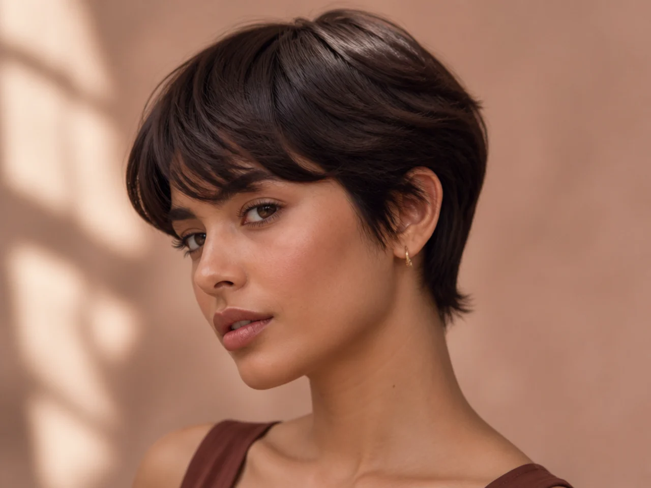 A soft nape on a short cut