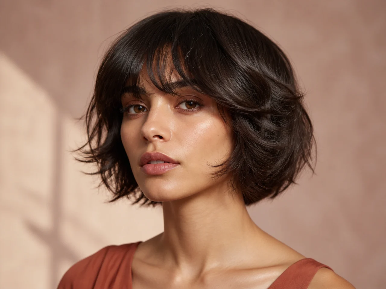 A short cut with a soft imprecise outline
