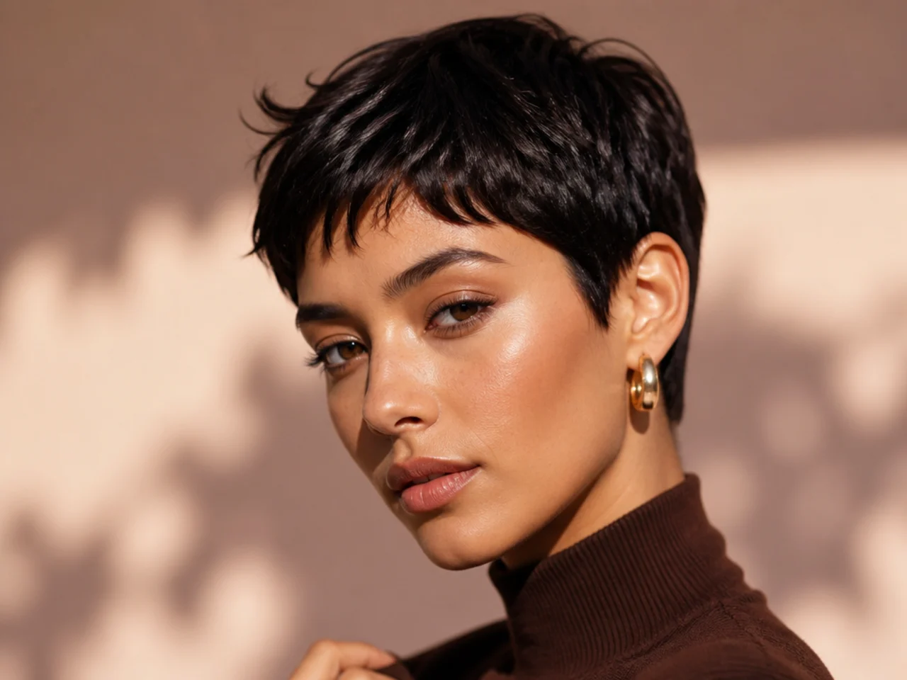 A classic pixie cut