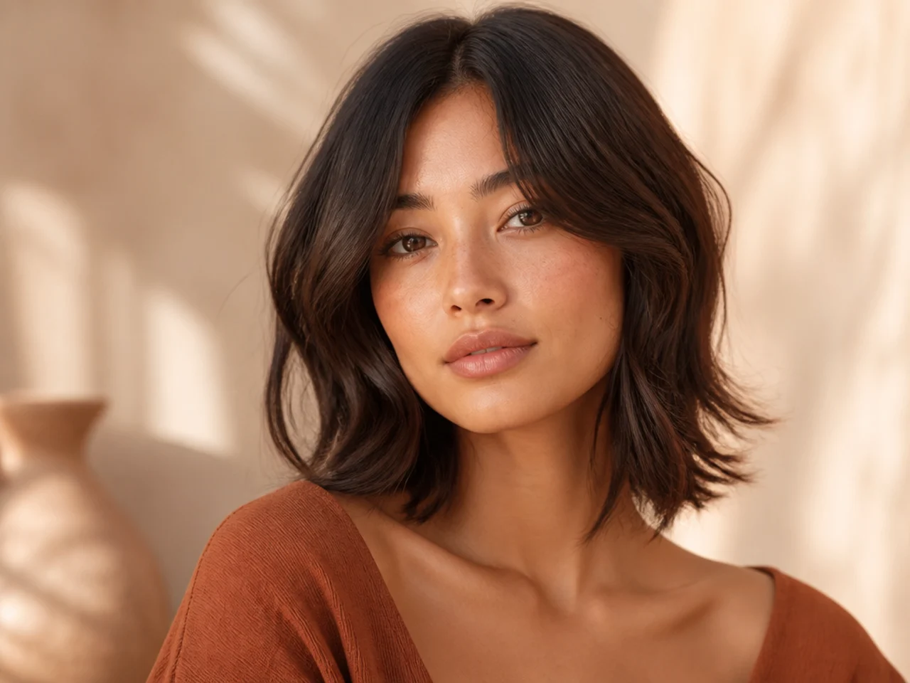 A soft wave on fine hair