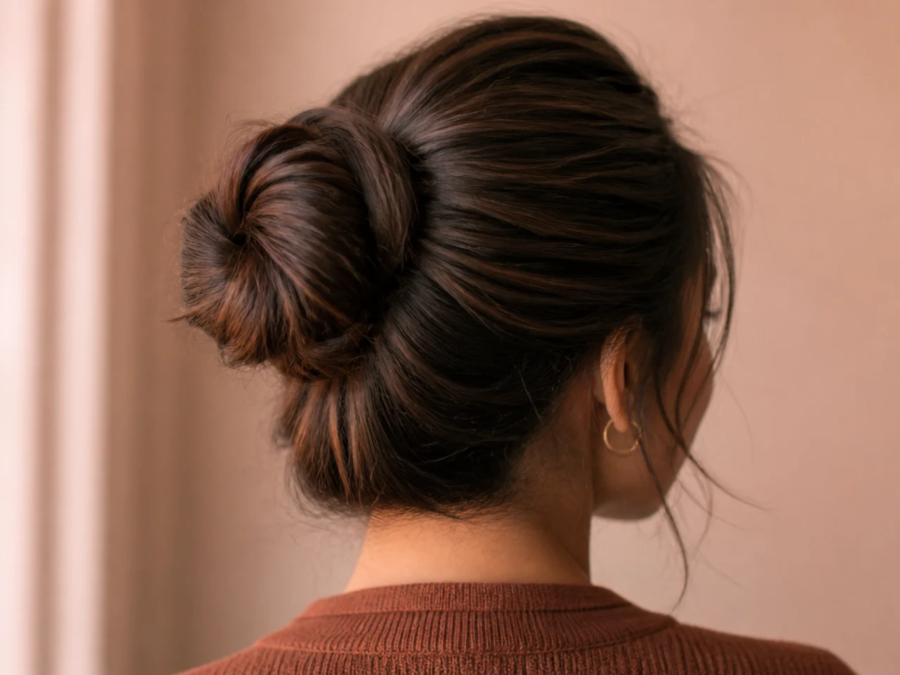 A bun being reset from the night before