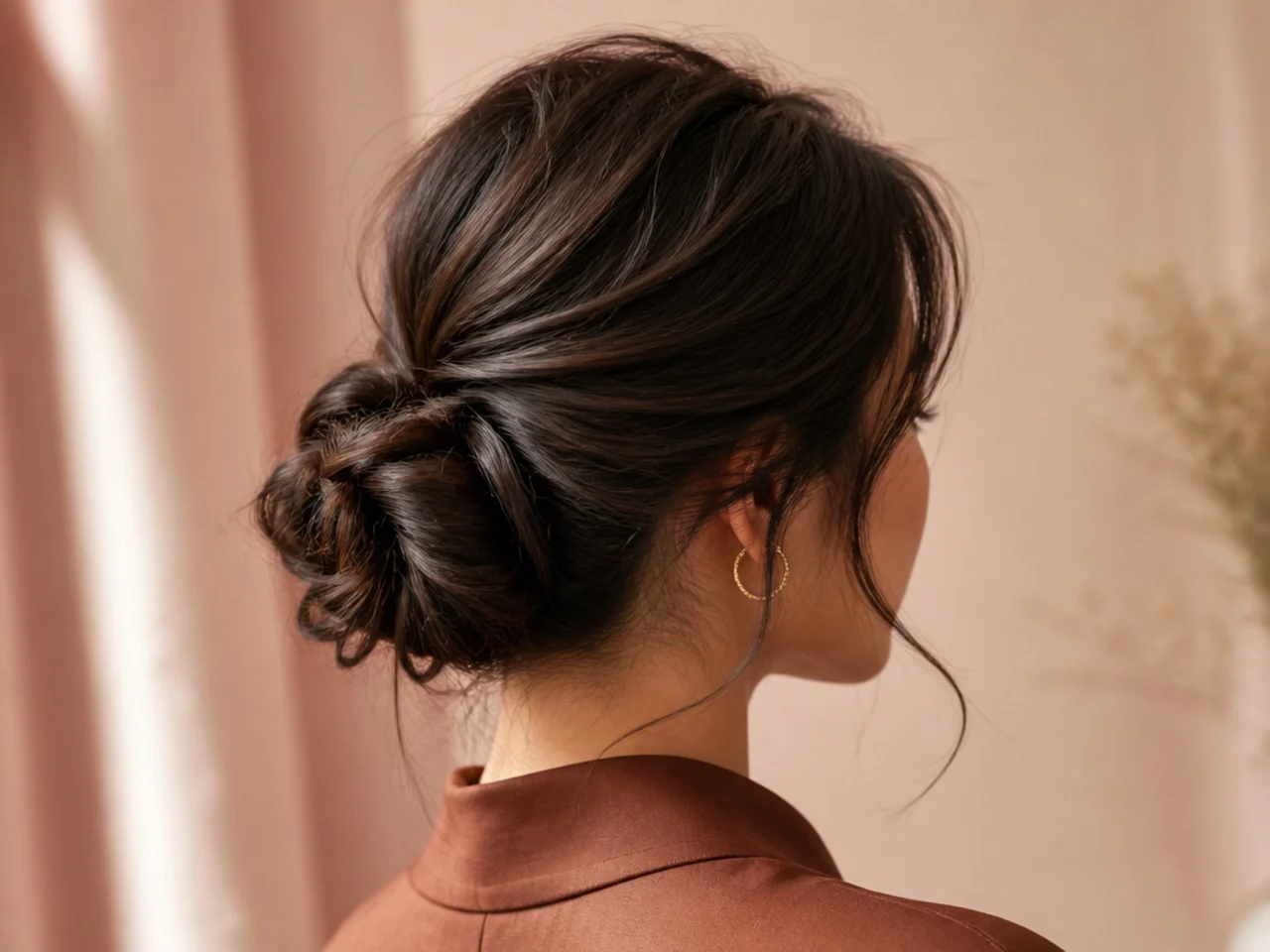 Three-quarter view of a quick finished bun