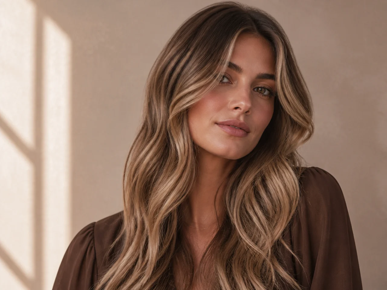 Champagne Brunette as Hair Color Trend