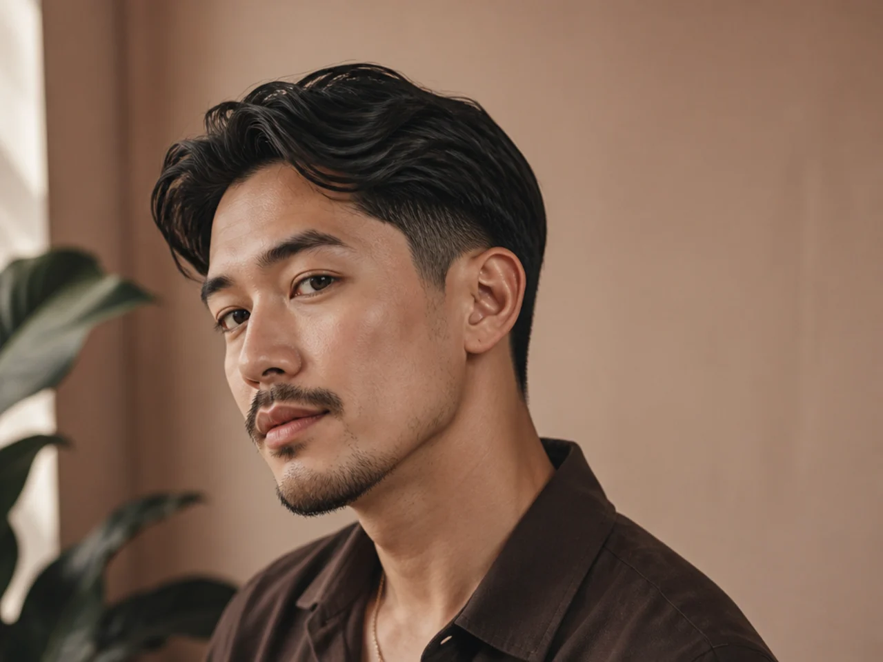 A low taper at the neckline