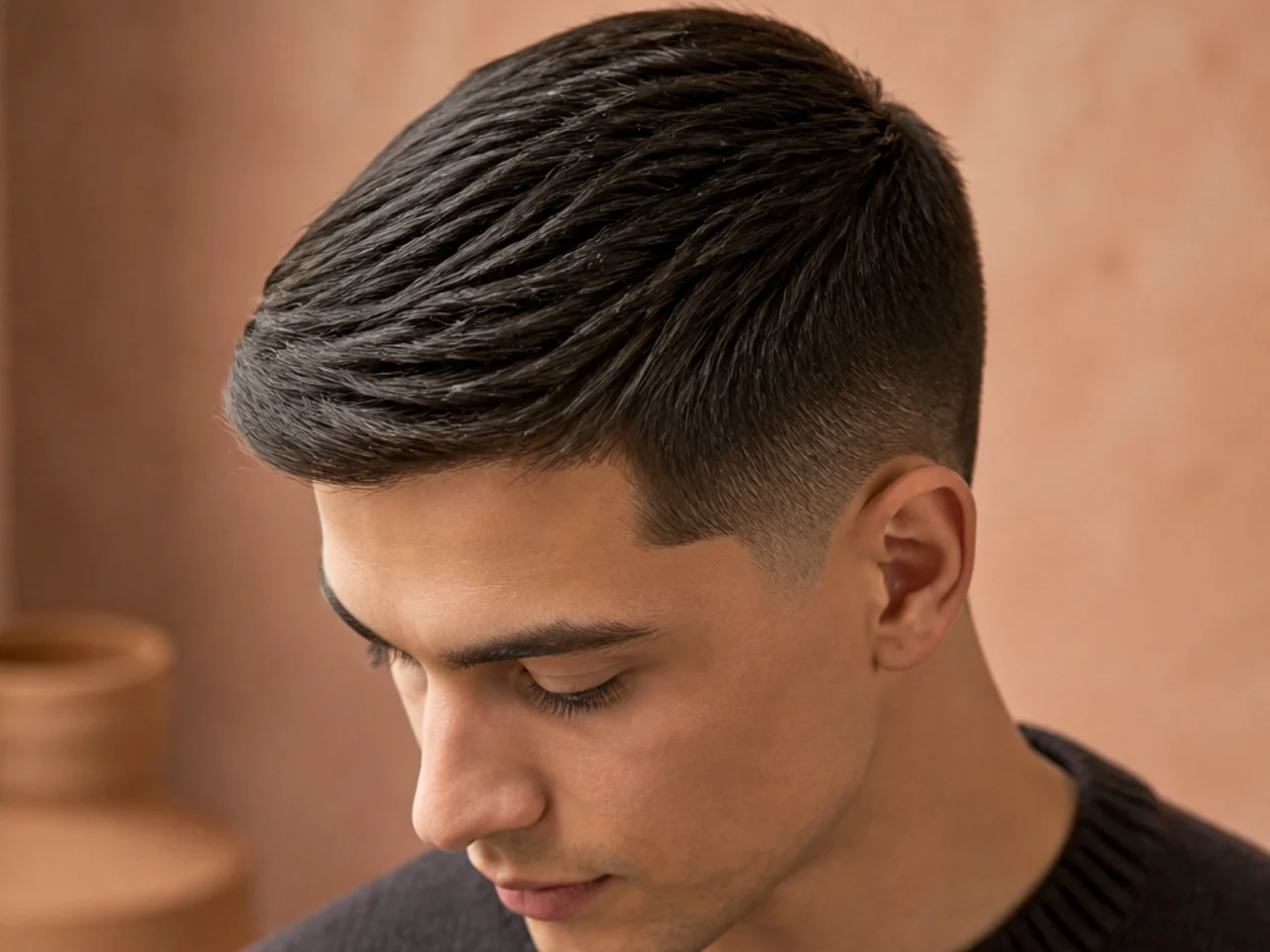 An ivy league haircut
