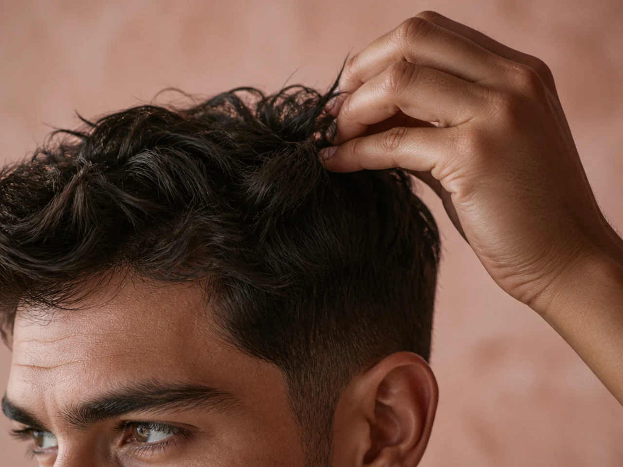 Product being pinched through dry tips