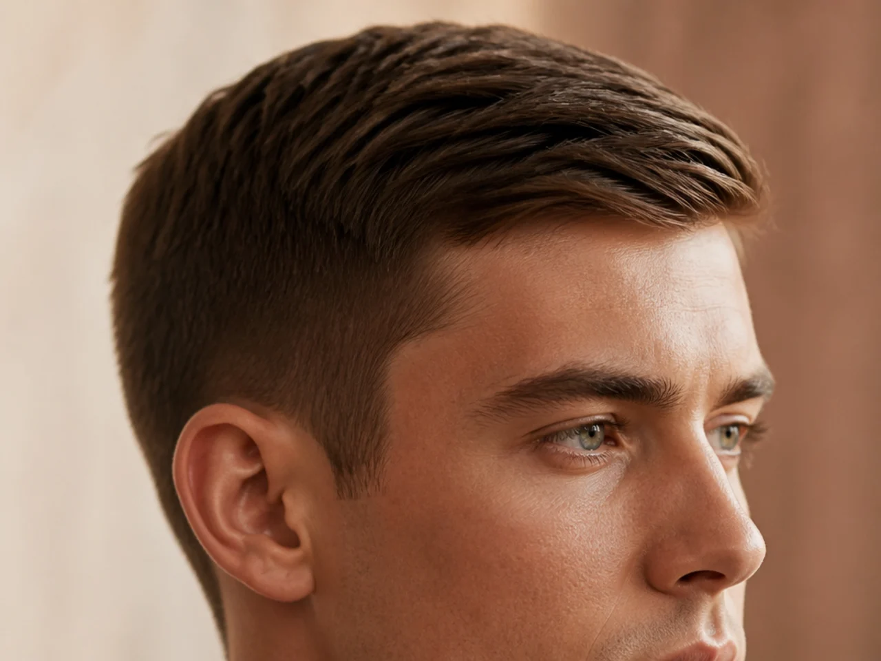 An ivy league haircut