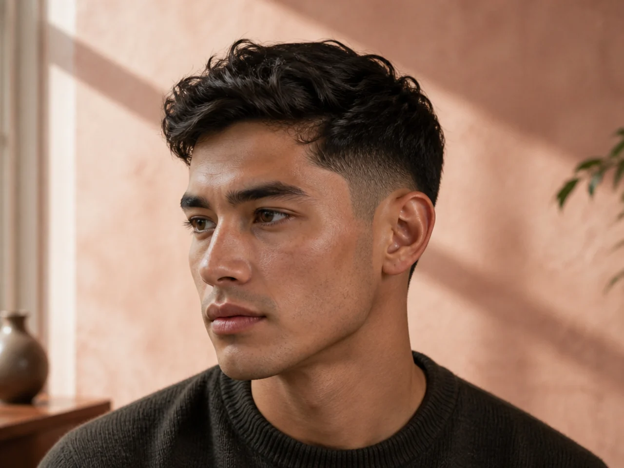 A mid taper on the sides
