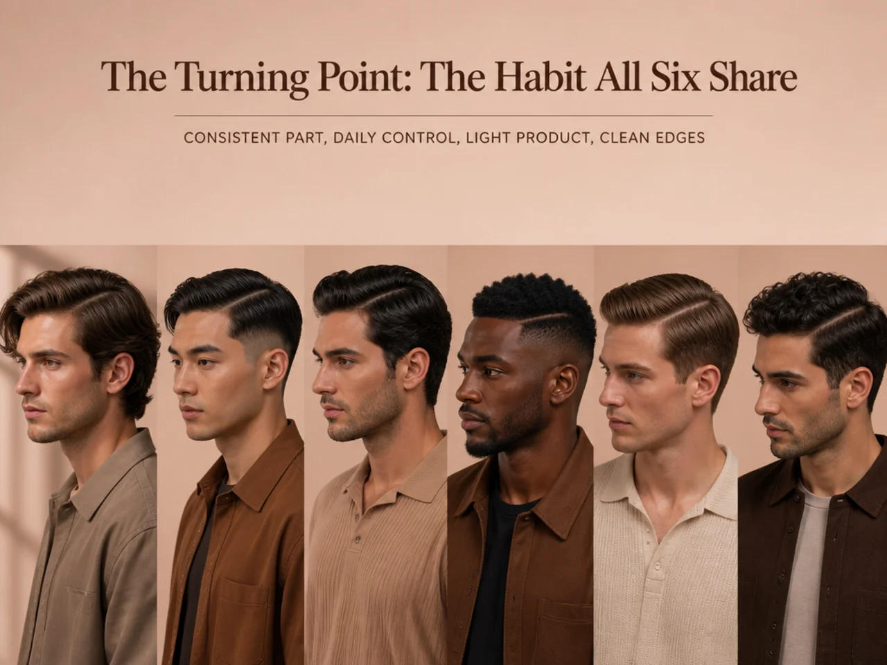 Barber shop calendar with standing appointments marked every three weeks in blue ink