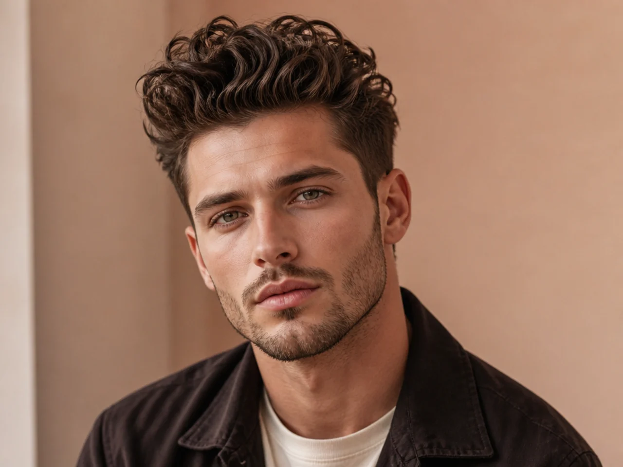 15. Curly Pompadour