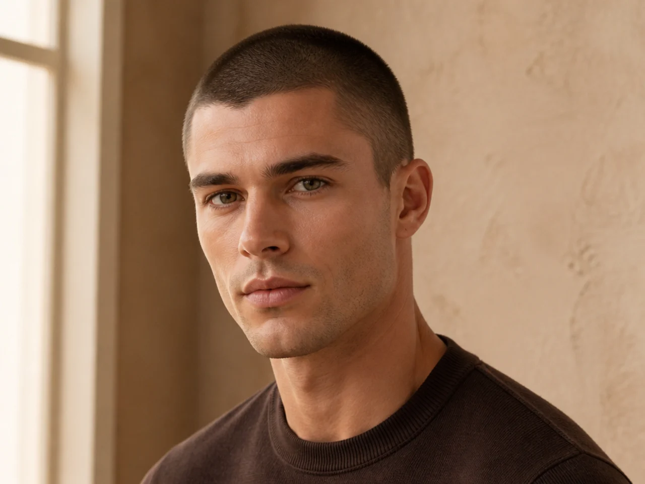 4. Bare-Guard Buzz Cut