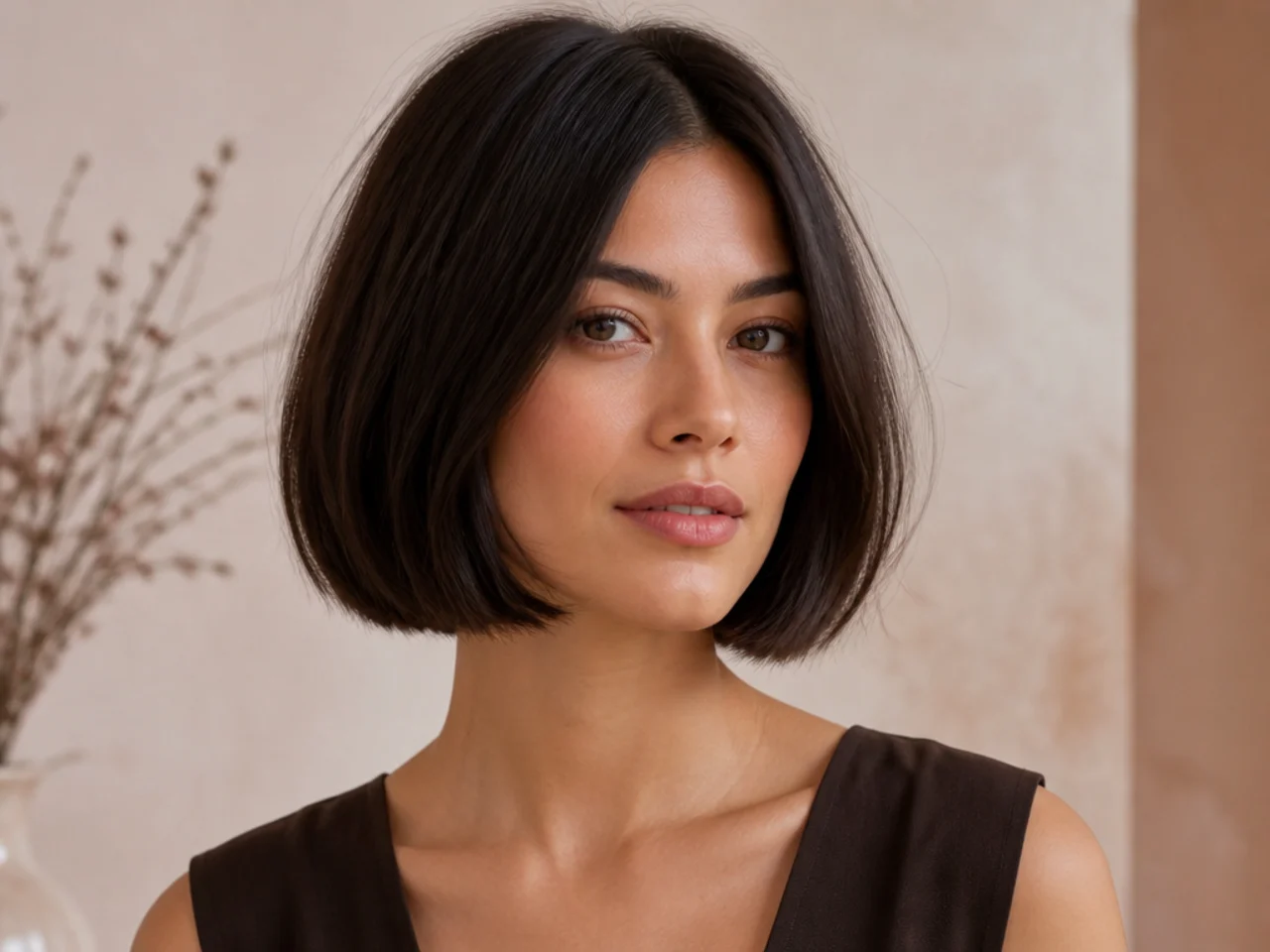 Blunt Bob with Internal Texture