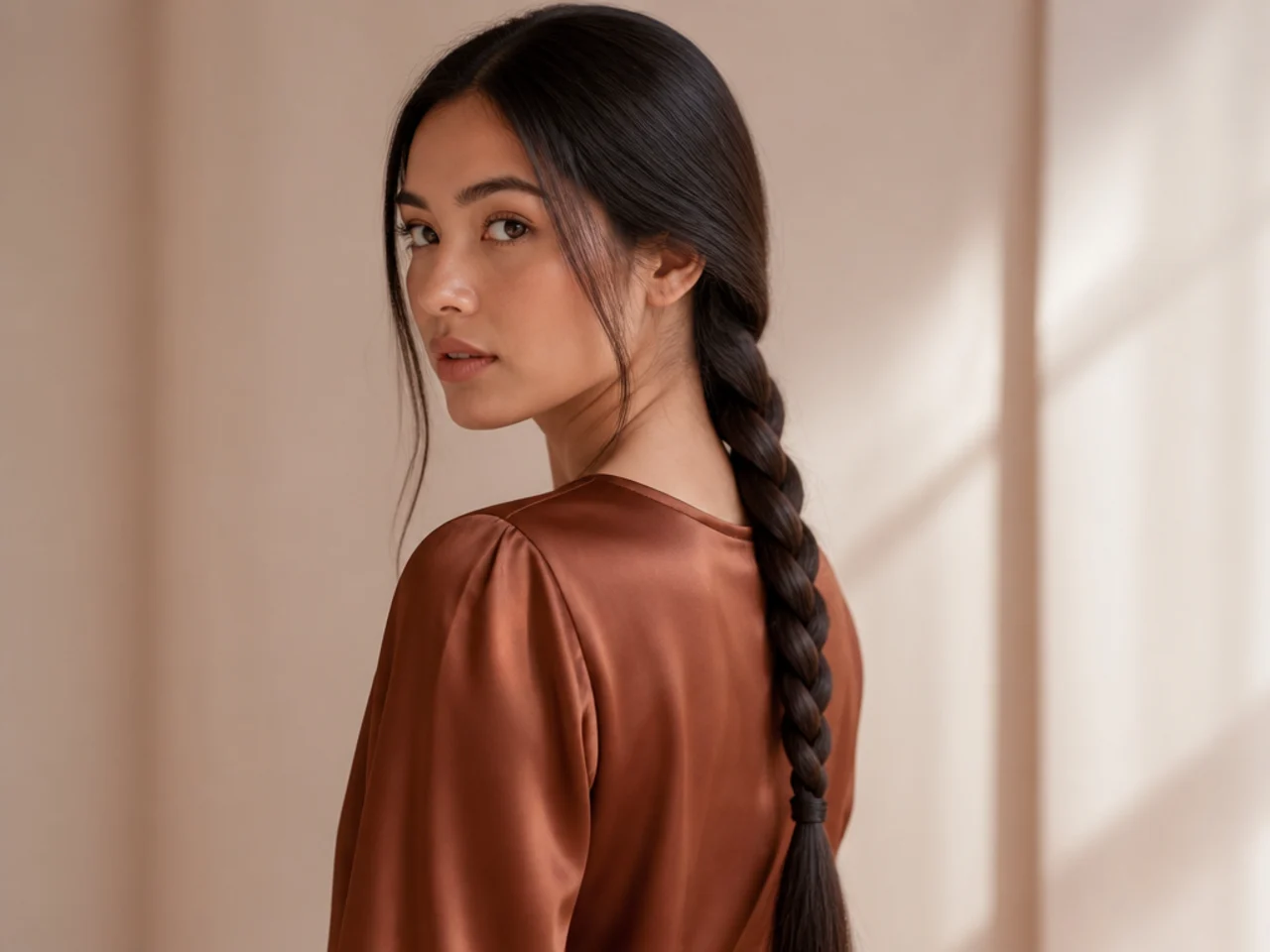 A long single plait