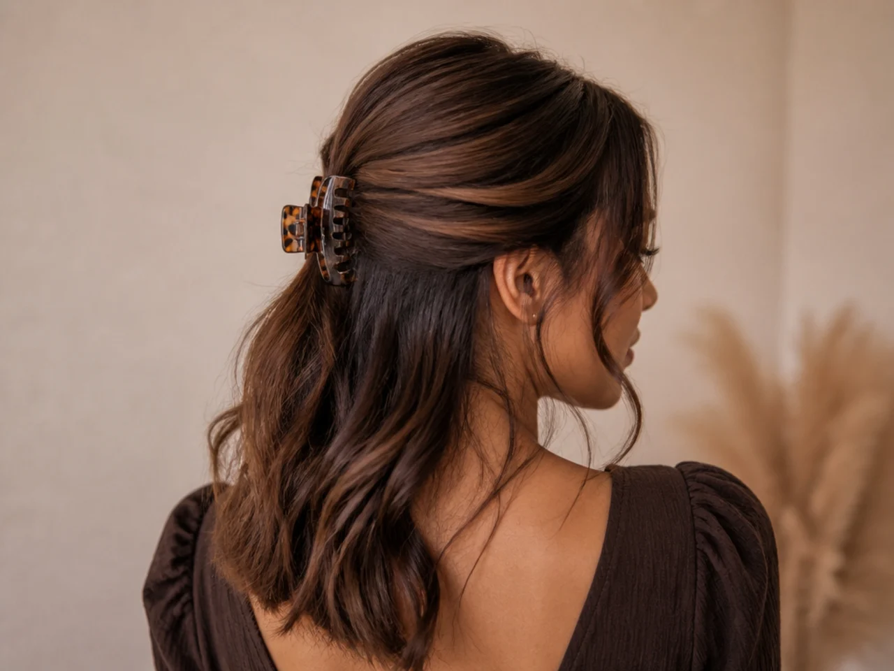 A half-up with face-framing pieces released