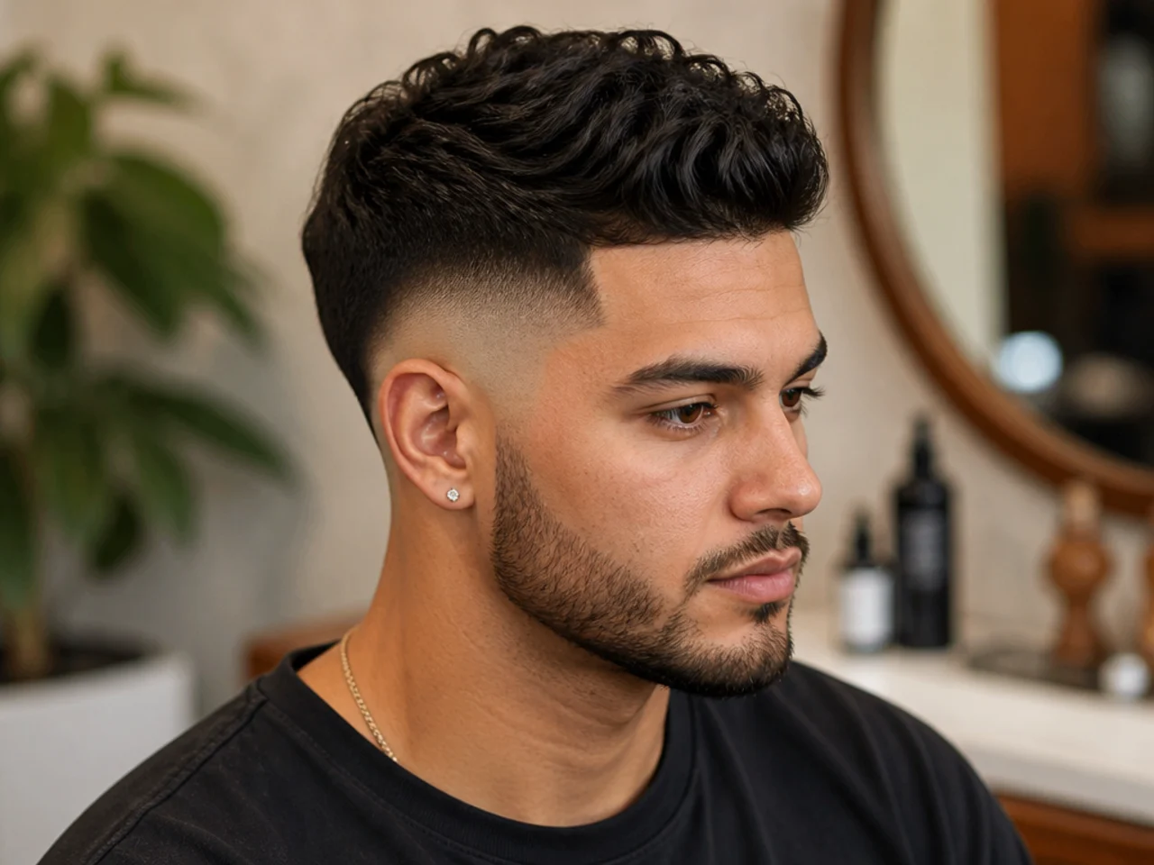 How to ask your barber for a high burst fade