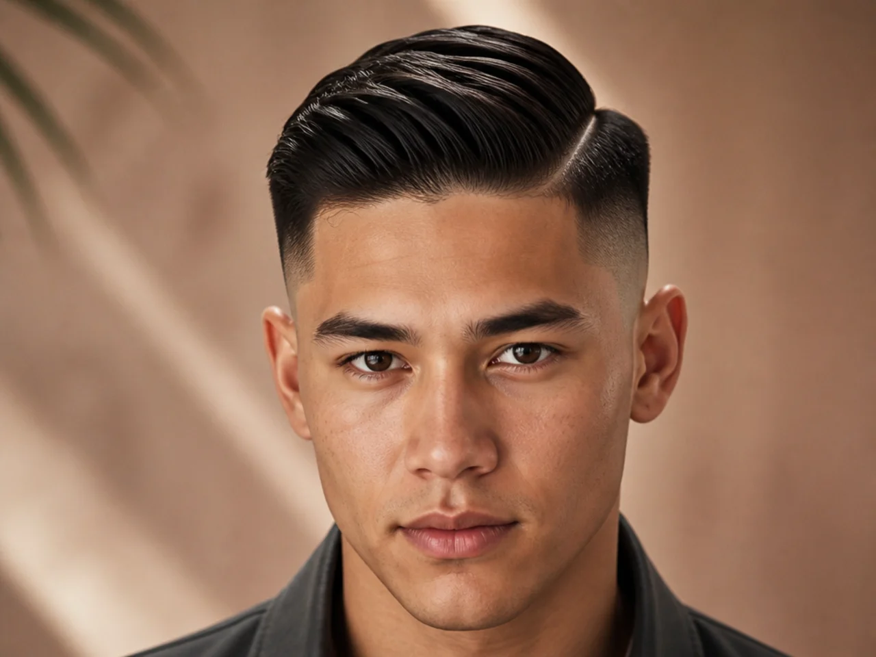 A high drop fade comb over