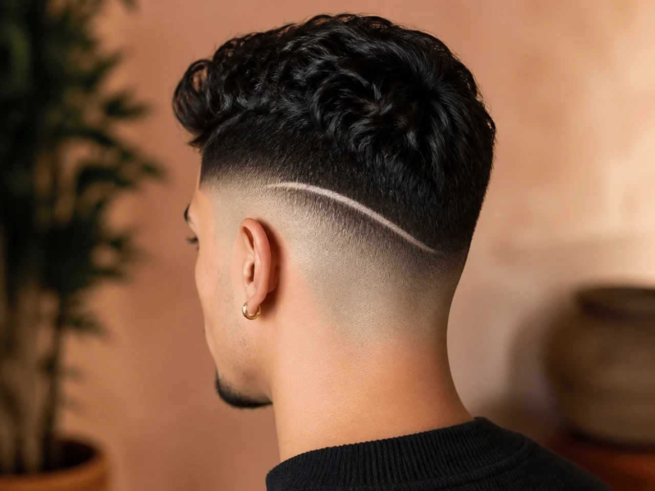 A high fade design at day six