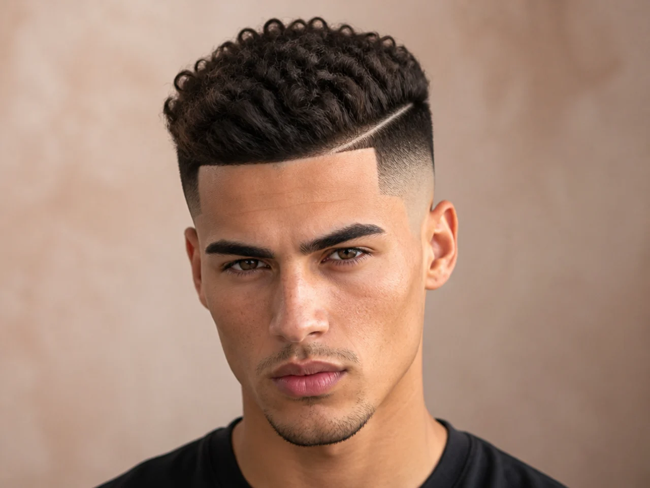 A high fade photo that cannot be reproduced on thin hair