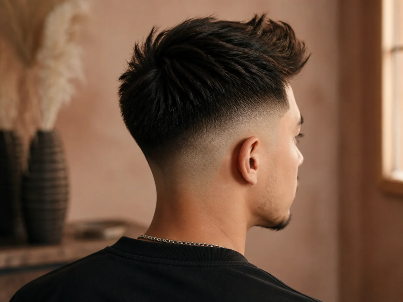 A high fade with root lift only