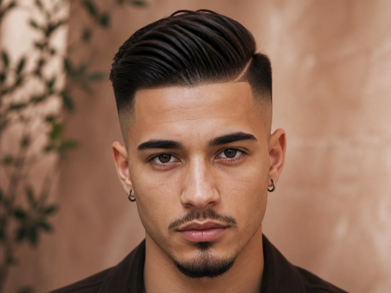 A high fade swept diagonally