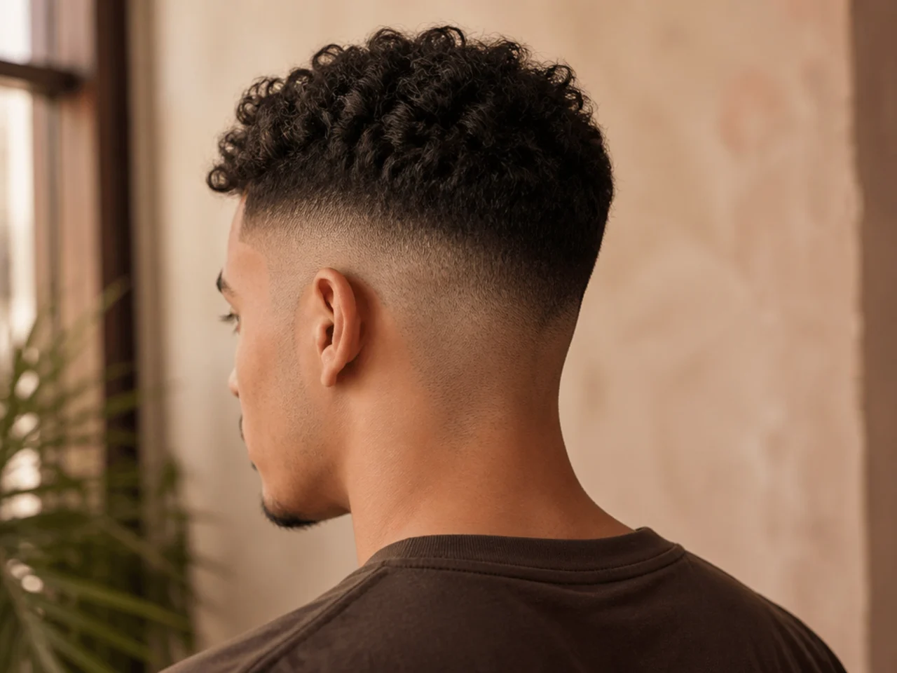 A high fade with no product on day three