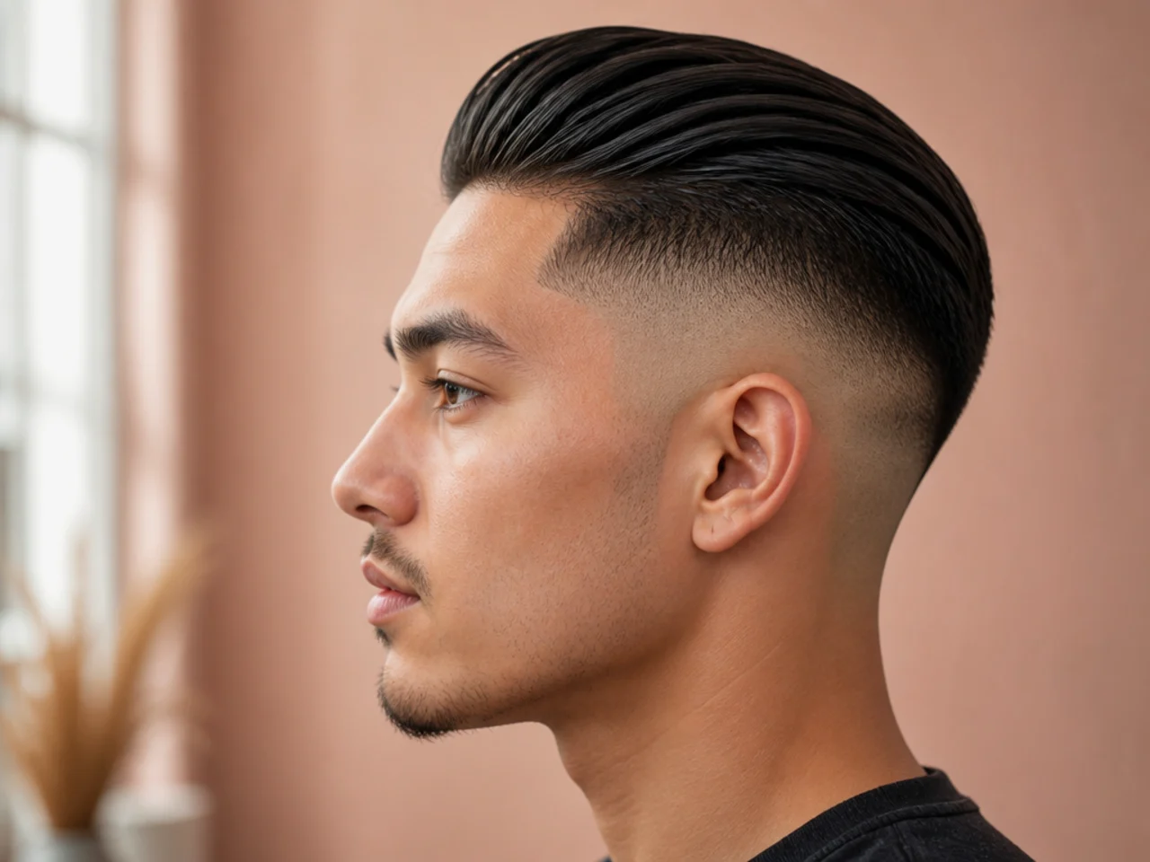 A high fade slick back