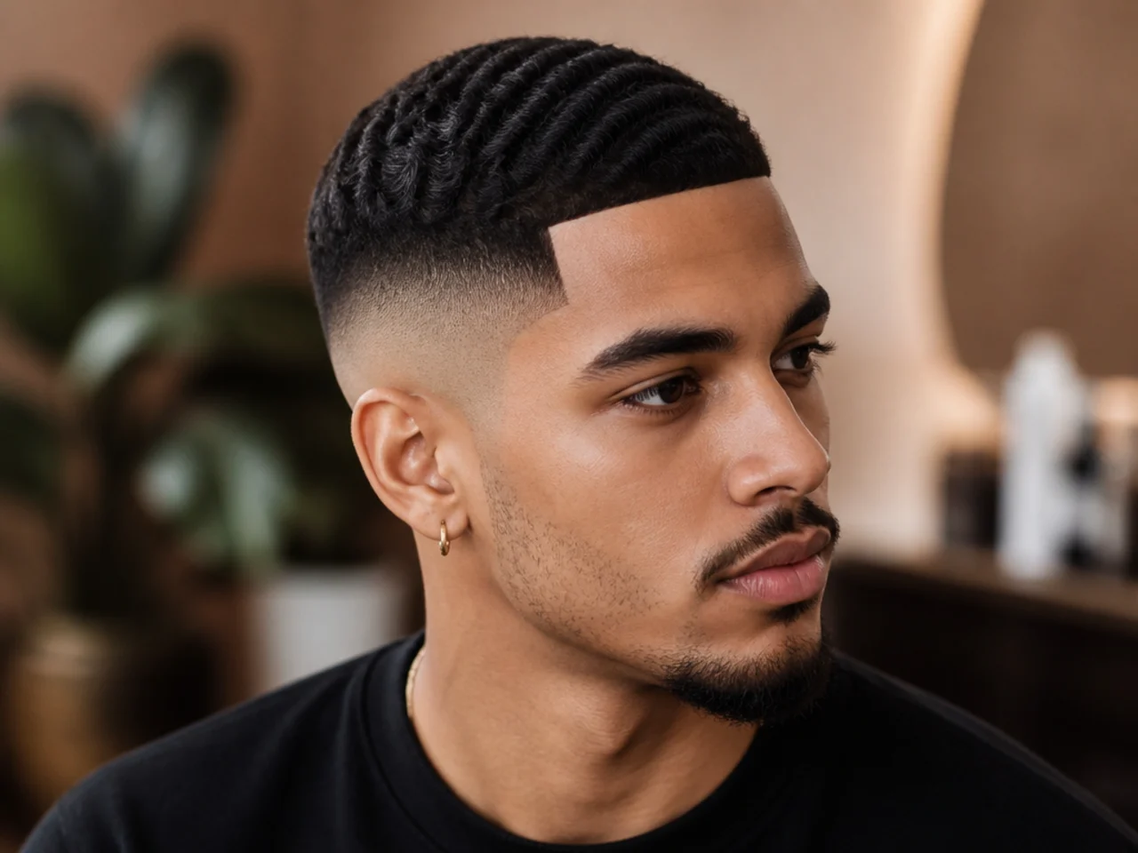 High fade waves with a sharp front edge