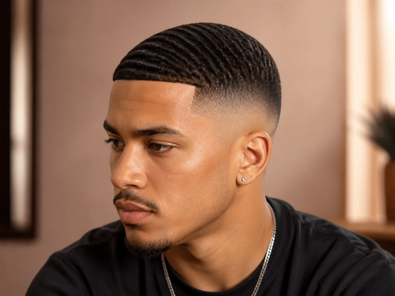 A high fade with a long release into the wave pattern