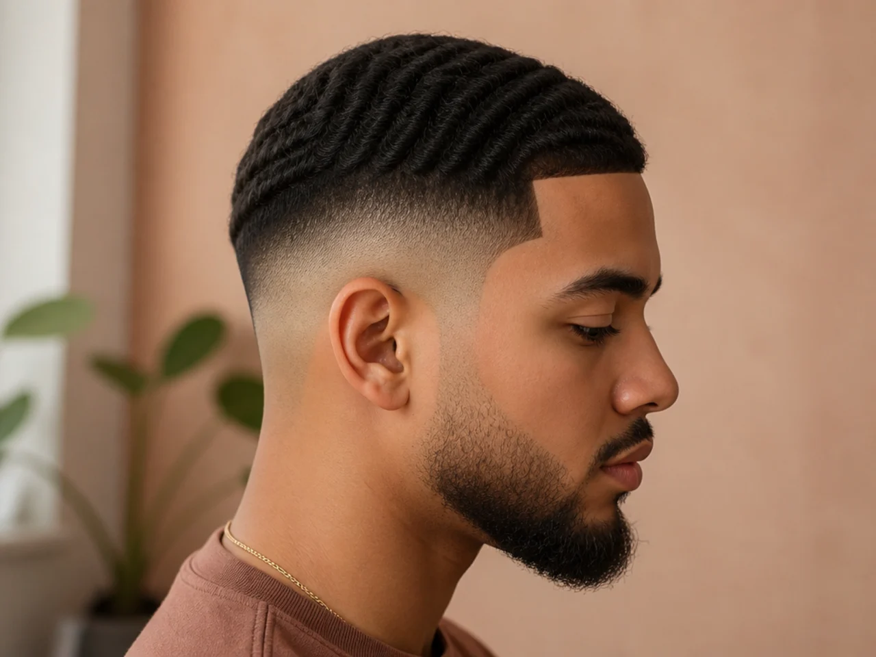A high fade with waves and a line-up