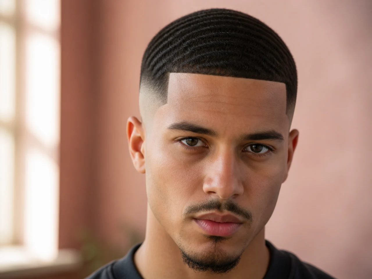 A wave pattern cut off abruptly by a high fade