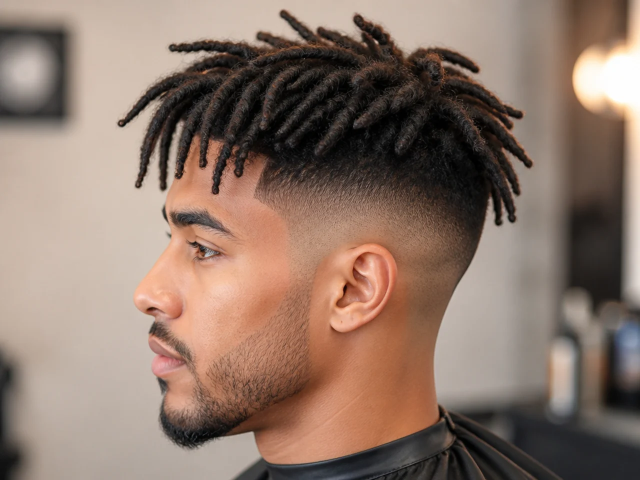 10. High Taper Fade Dreads