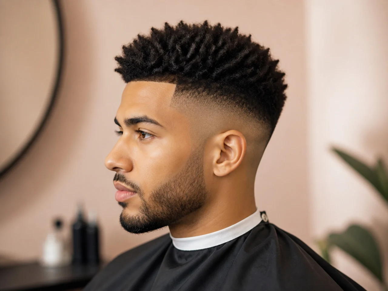 12. Textured High Taper Fade