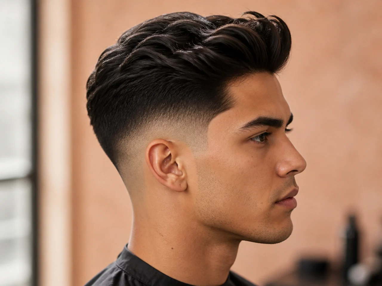 19. High Taper Fade with Quiff