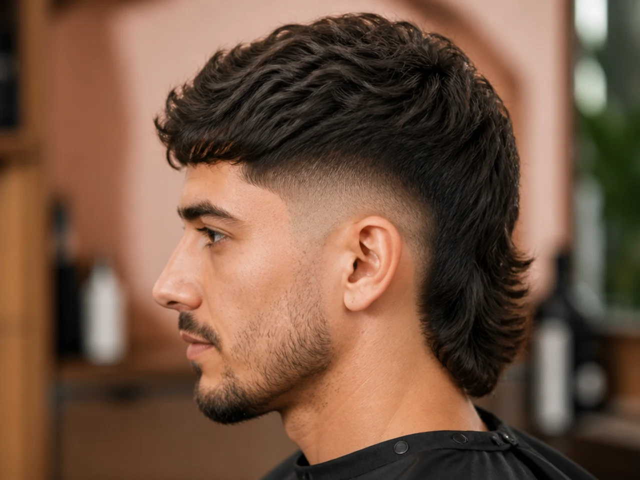 20. High Taper Fade Mullet