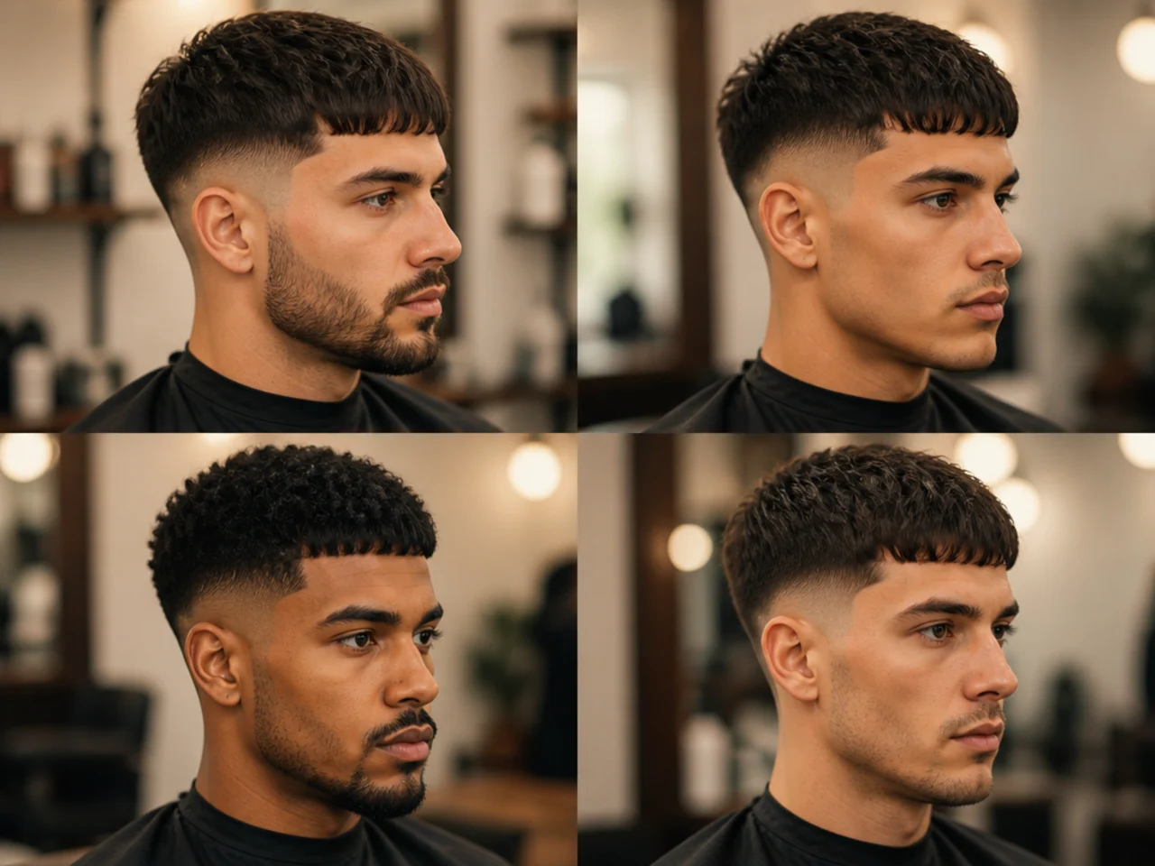 26. High Taper Fade Fringe