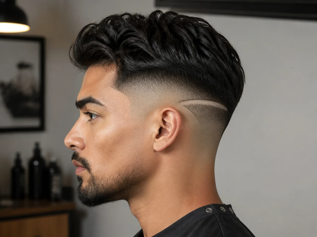 30. High Taper Fade with Undercut