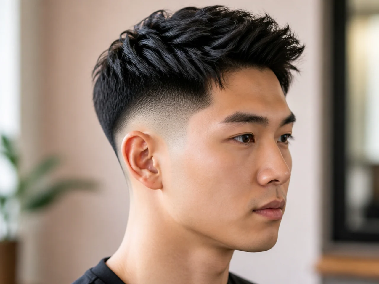 33. High Taper Fade Asian