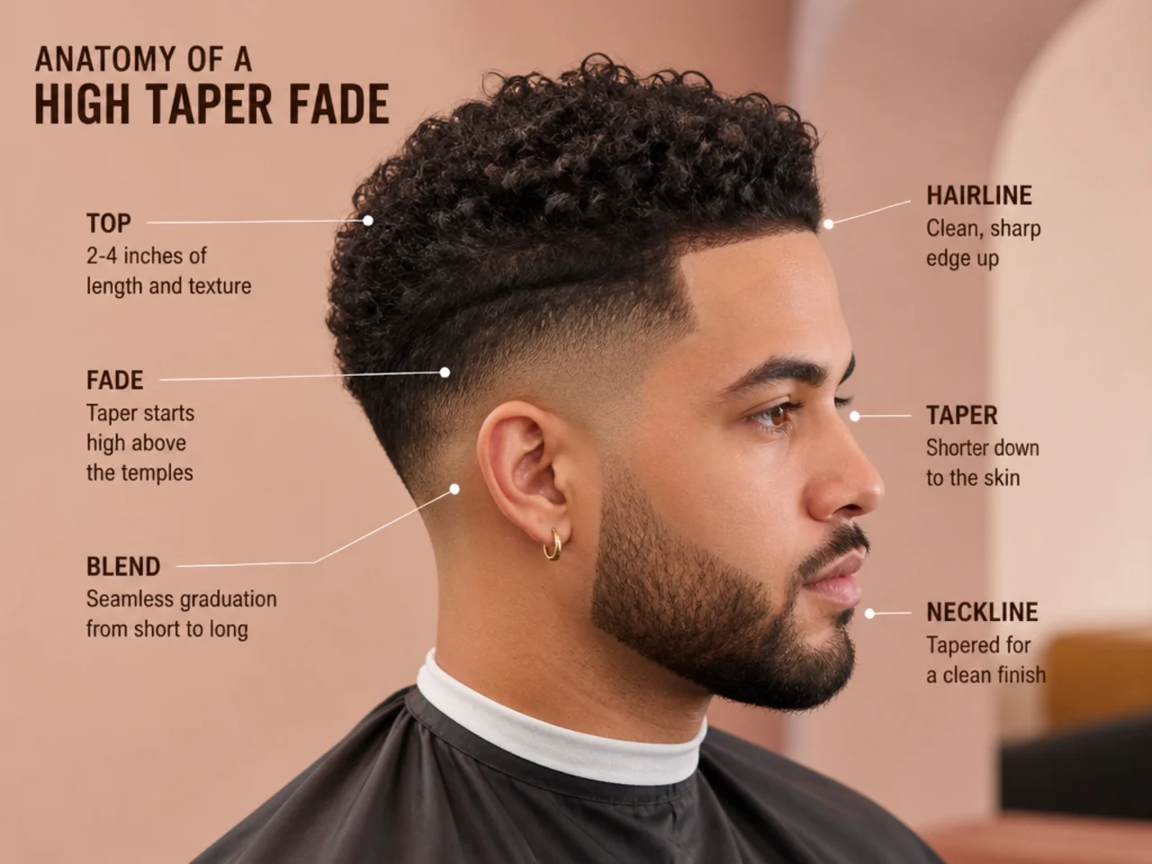 Anatomy of a High Taper Fade