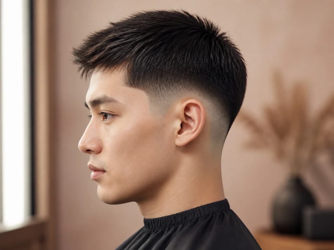 High Taper Fade for Straight & Fine Hair