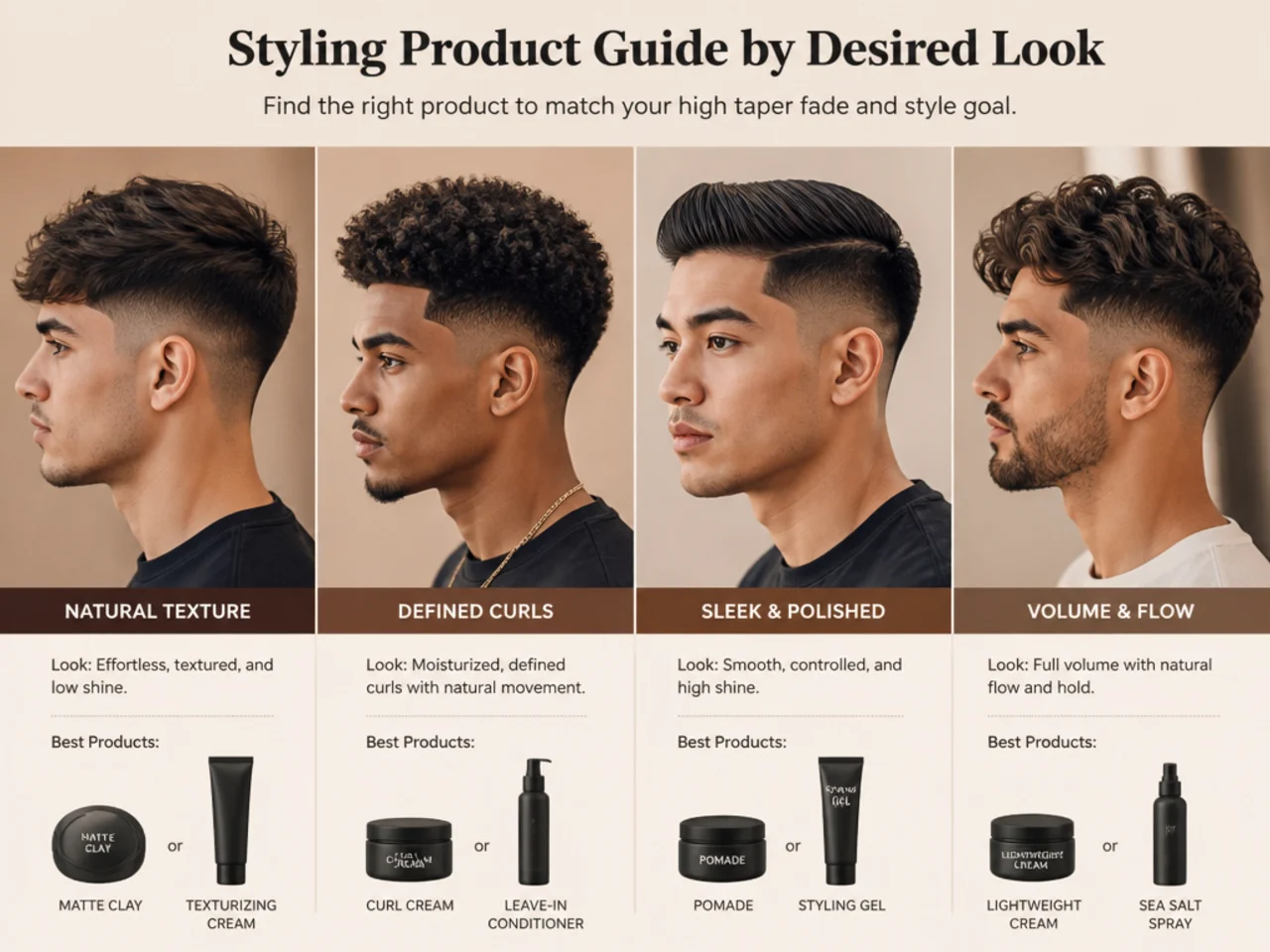 Styling Product Guide by Desired Look