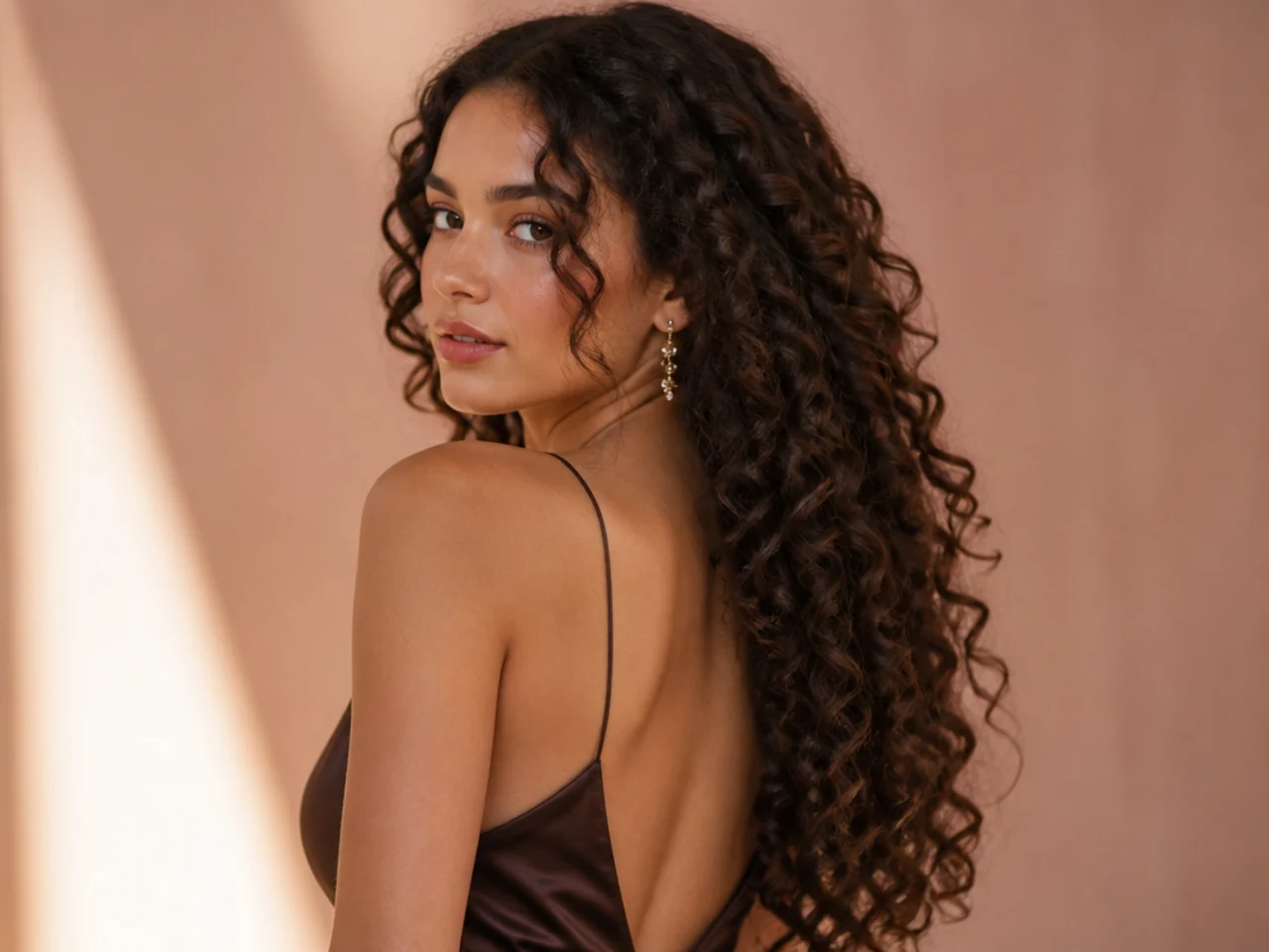 Defined ringlet curls