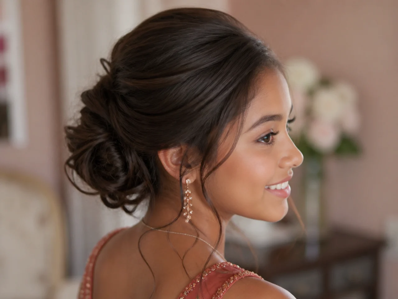 Three quarter view of a finished soft homecoming bun