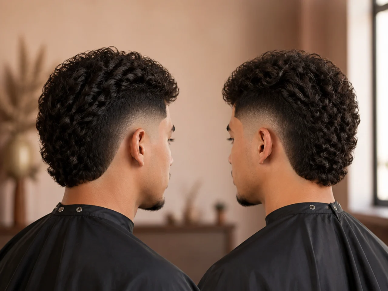 Comparing both arcs of a burst fade