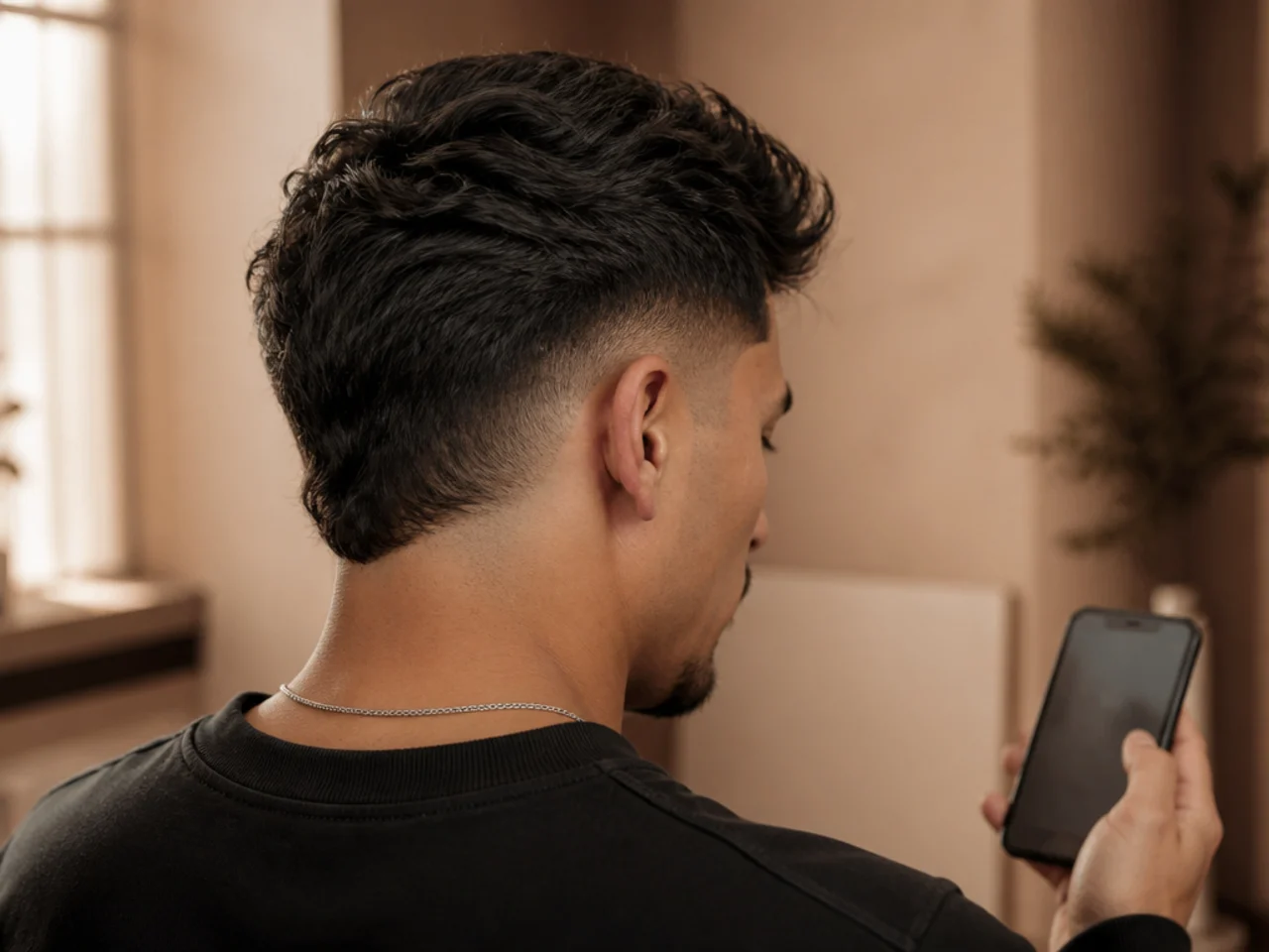 Notes of burst fade settings on a phone