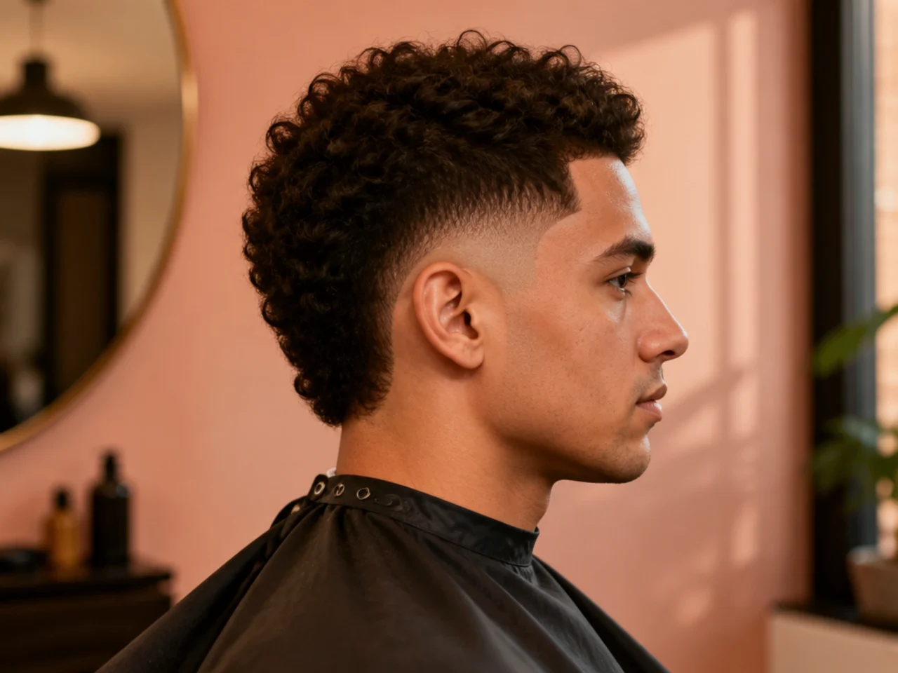 A client asking for a burst fade