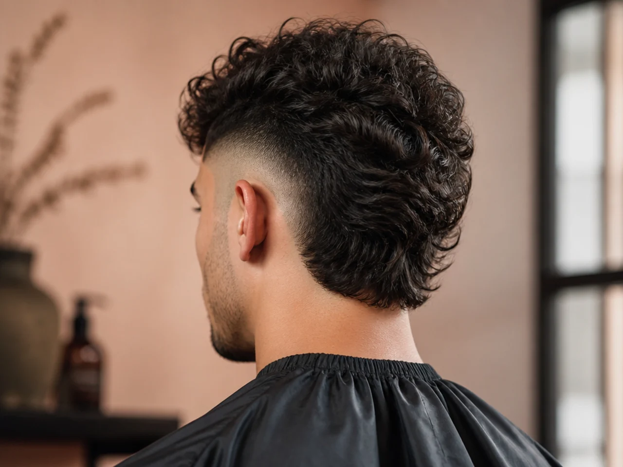 The long back of a burst fade