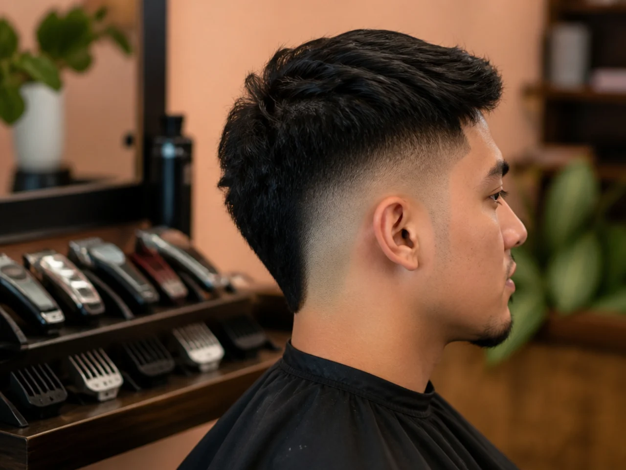 Clipper guards on a barber station