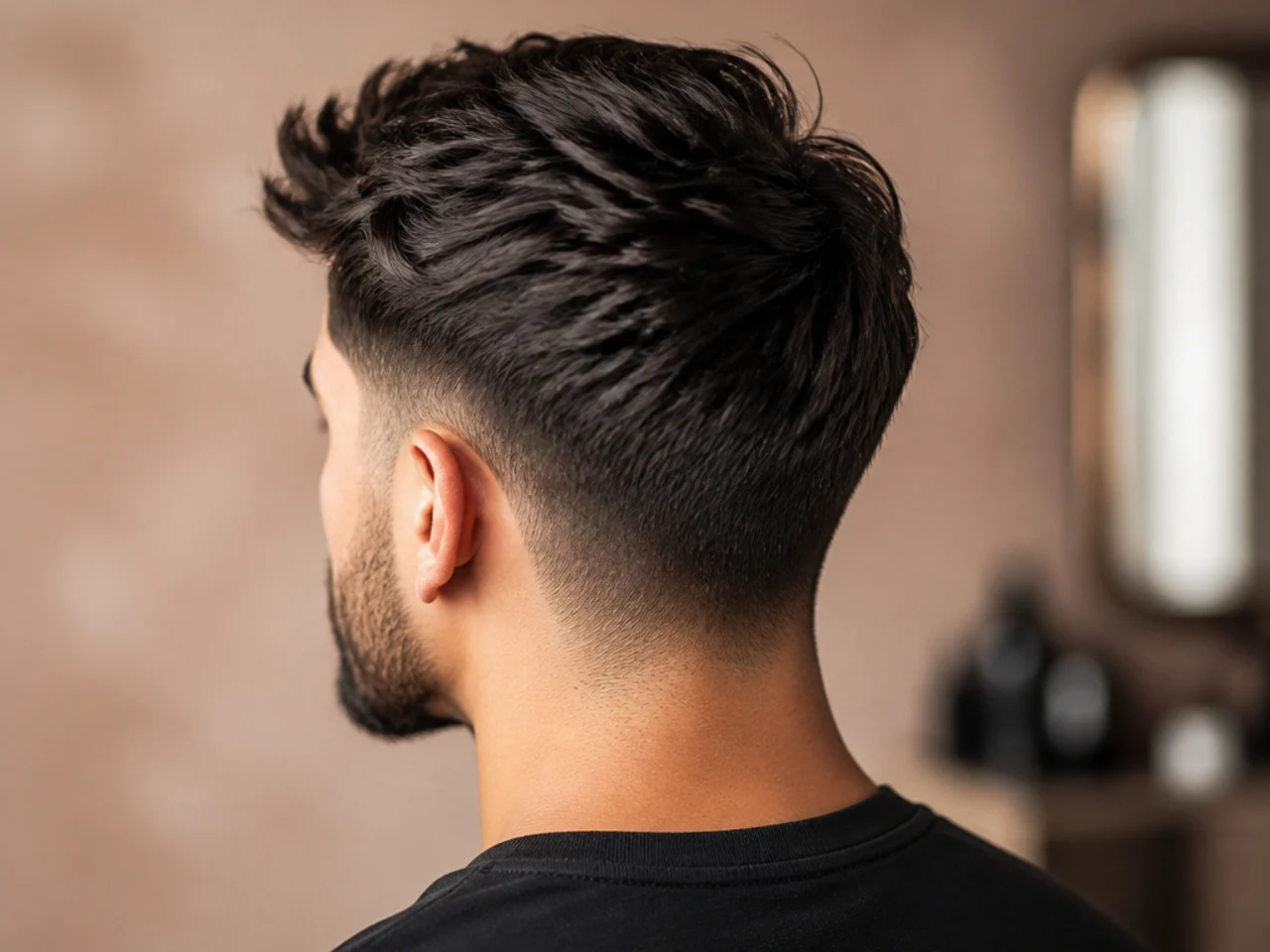A haircut assessed at week three of growth