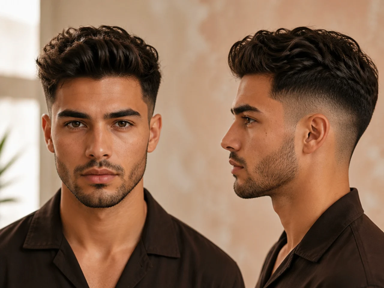 Face width compared at three points