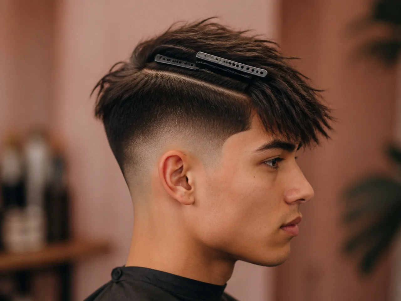 The top section clipped away from the sides